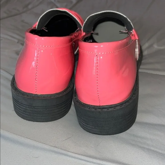 Pink Patent Leather Loafers - Picture 3 of 8